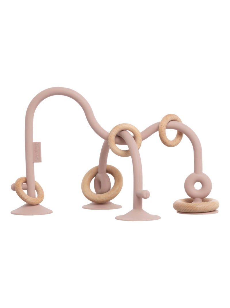 Baby's Only - Labyrinthe à perles en silicone Rose - Kiabi