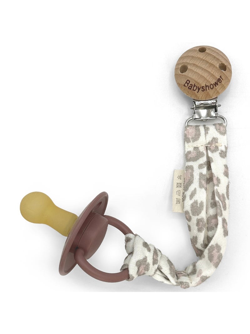 Babyshower - Attache sucette Wood Blanc - Kiabi