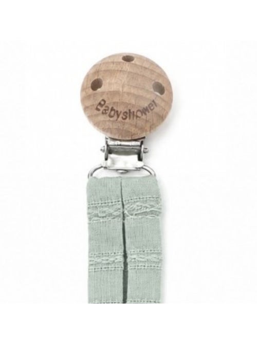 Babyshower - attache sucette wood - Kiabi