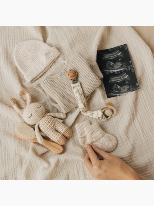 Babyshower - Attache sucette Wood - Kiabi