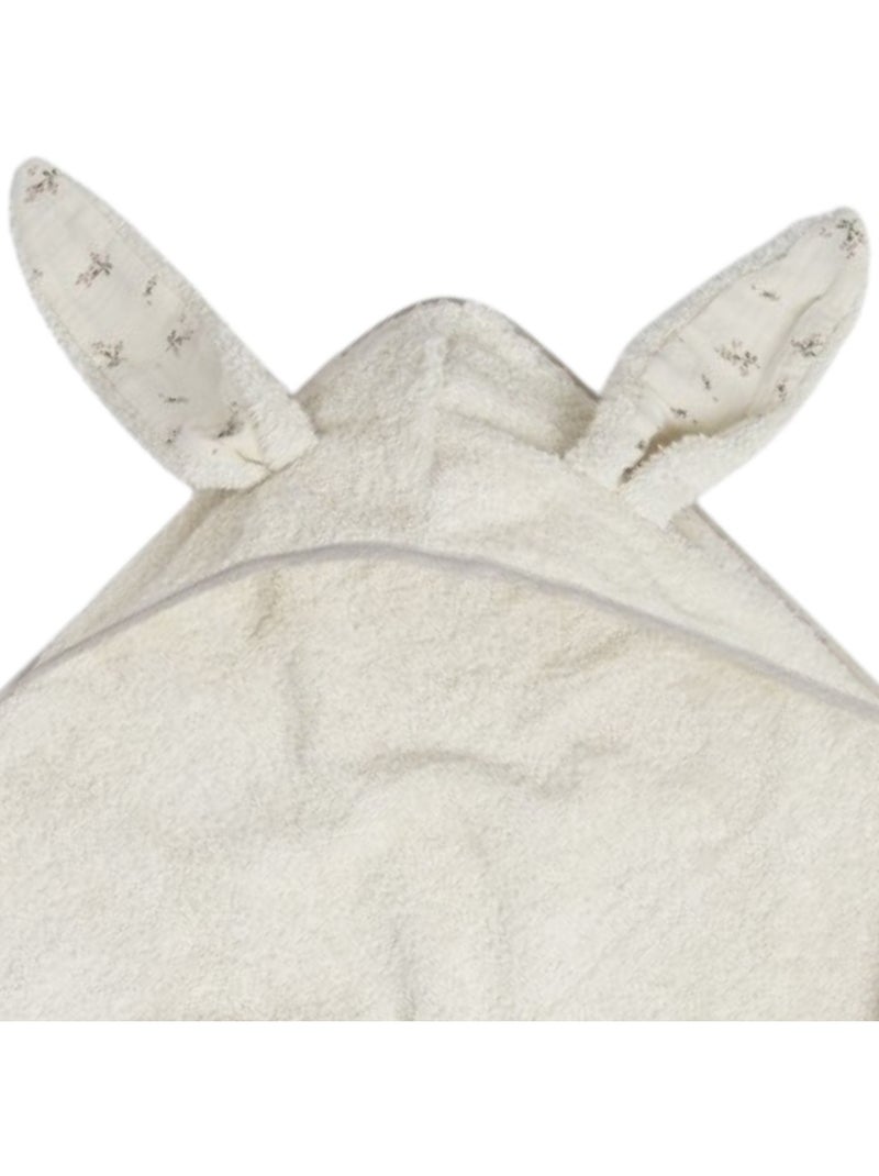 Babyshower - Cape de bain Bunny Ecru - Kiabi