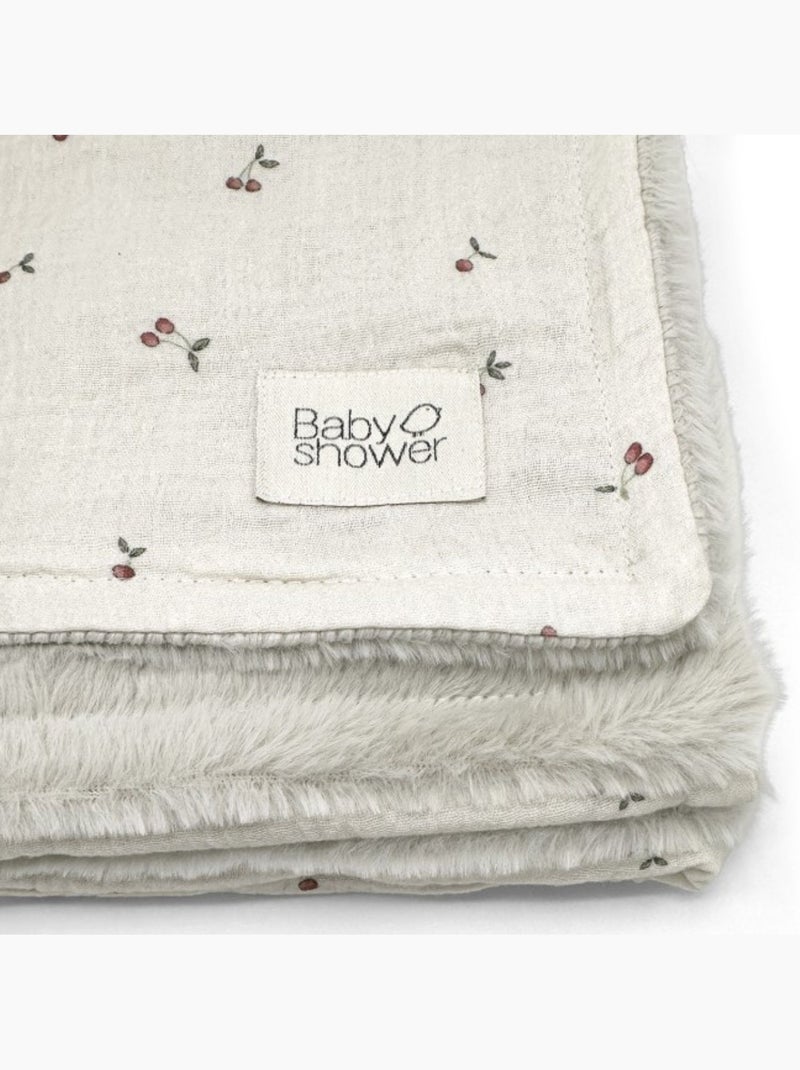 Babyshower - Couverture polaire Blanc - Kiabi