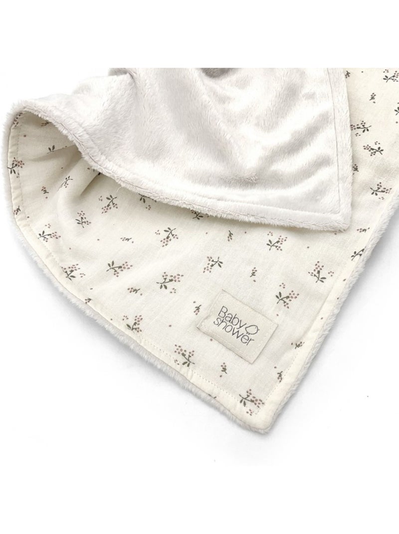 Babyshower - couverture polaire Ecru - Kiabi