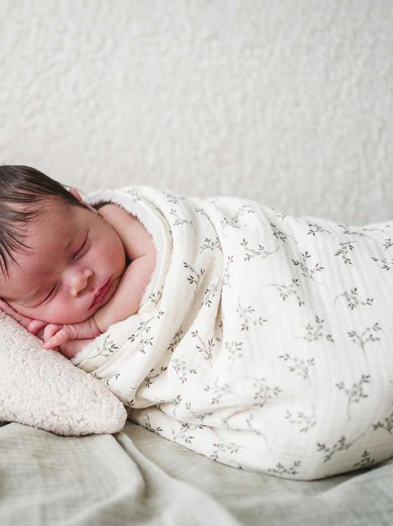 Babyshower - Couverture polaire Ecru - Kiabi