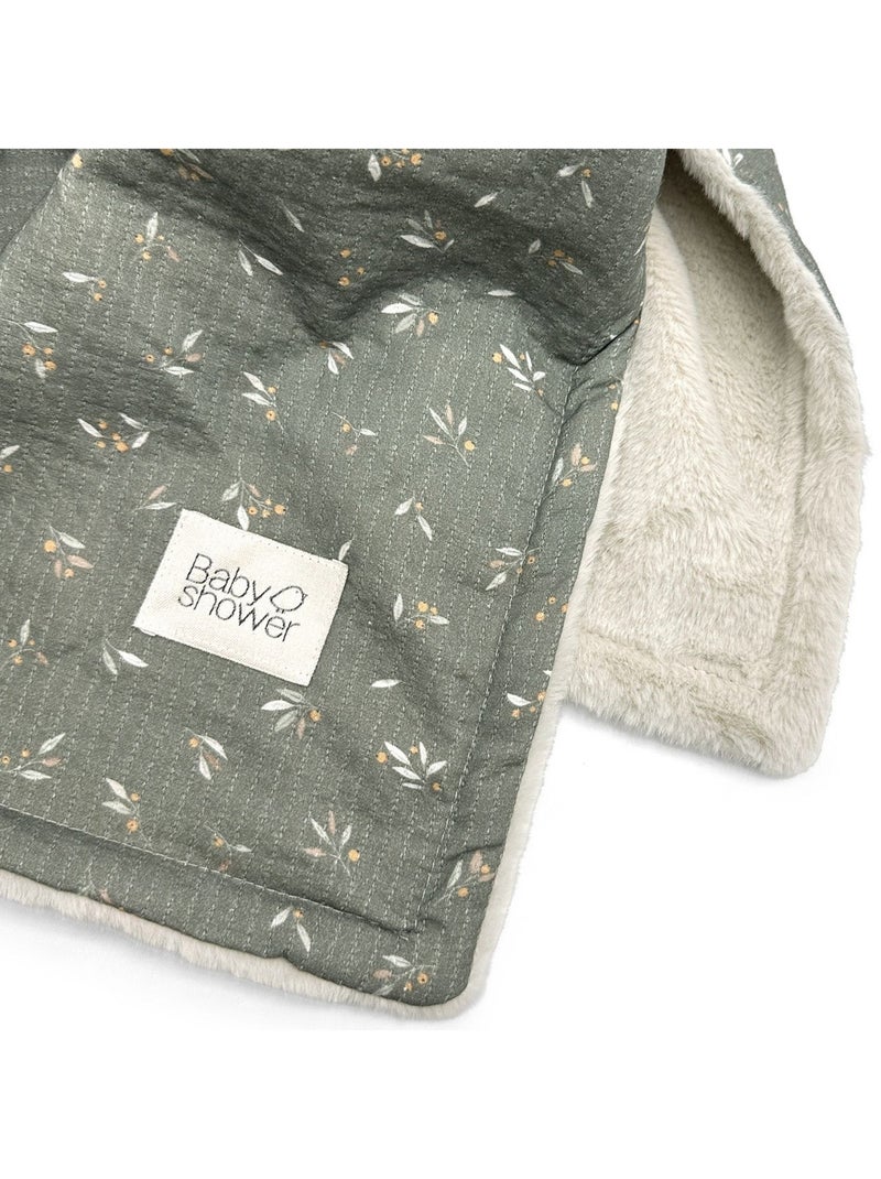 Babyshower - Couverture polaire Vert - Kiabi