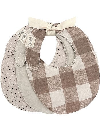 Babyshower - Lot de 3 bavoirs