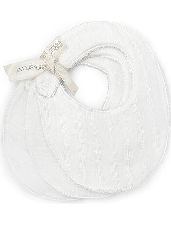 Babyshower - lot de 3 bavoirs