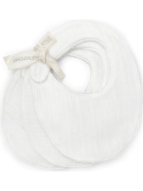 Babyshower - lot de 3 bavoirs - Kiabi