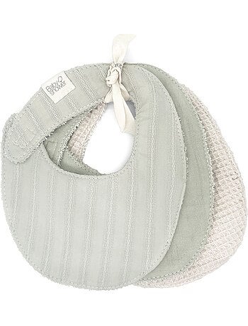 Babyshower - lot de 3 bavoirs