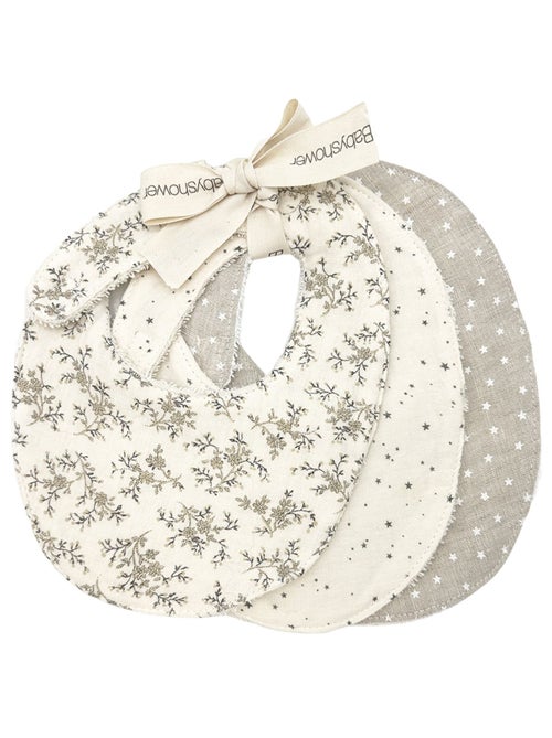Babyshower - Lot de 3 bavoirs - Kiabi