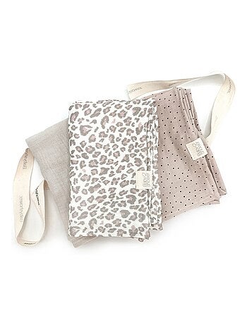 Babyshower - Lot de 3 langes