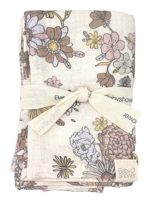 Babyshower - Lot de 3 langes - Kiabi