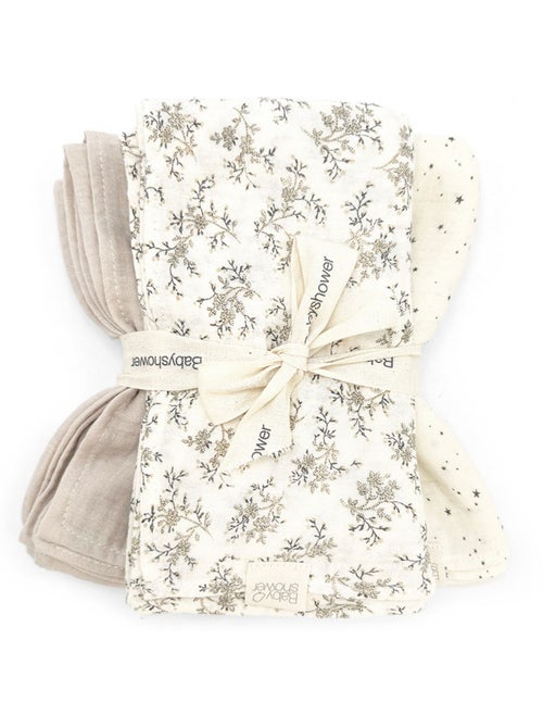Babyshower - Lot de 3 langes - Kiabi Babyshower - Lot de 3 langes - Kiabi