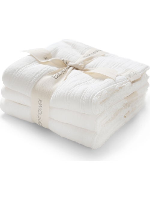 Babyshower - lot de 3 lingettes - Kiabi