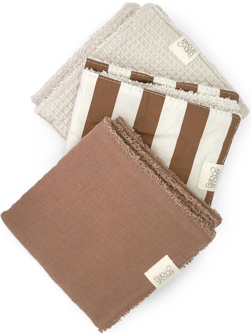 Babyshower - lot de 3 lingettes - Kiabi Babyshower - lot de 3 lingettes - Kiabi