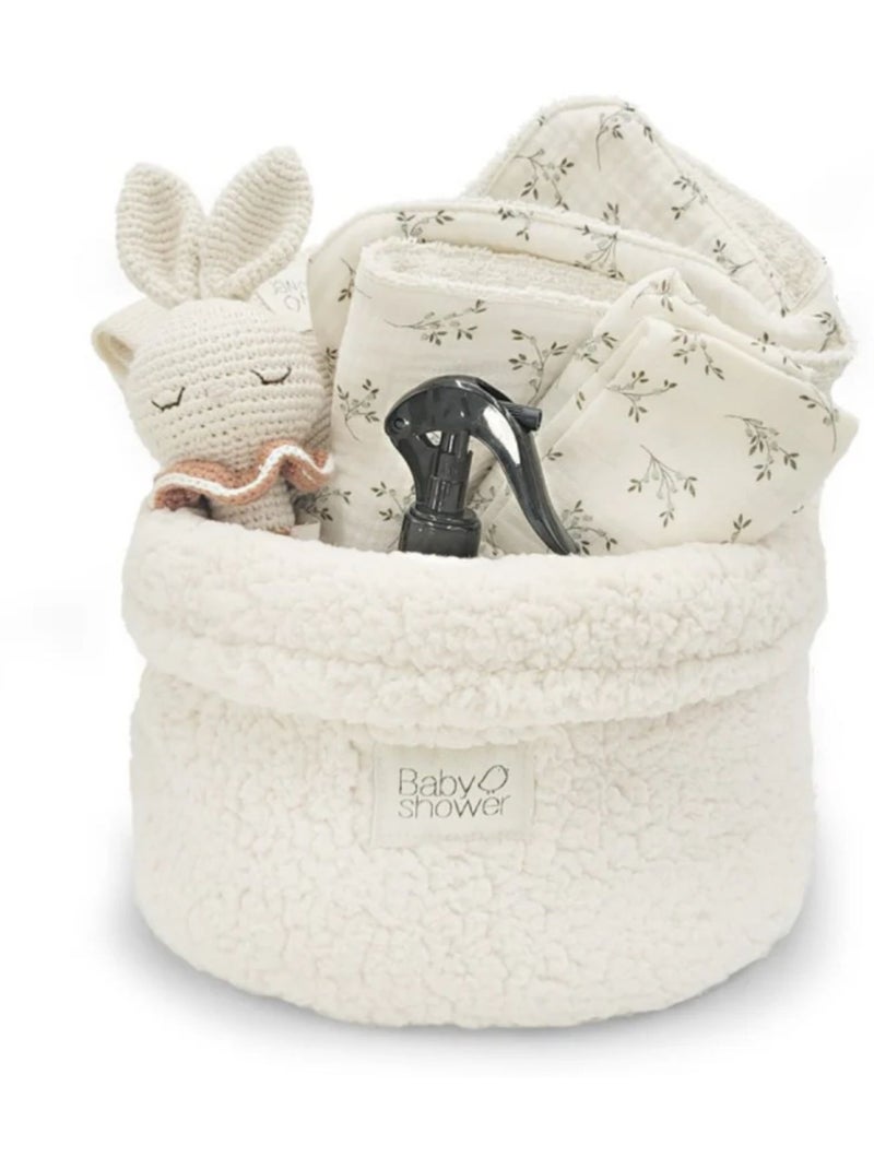 Babyshower - Panier de toilette Ecru - Kiabi