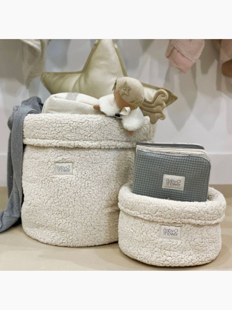 Babyshower - Panier de toilette Ecru - Kiabi