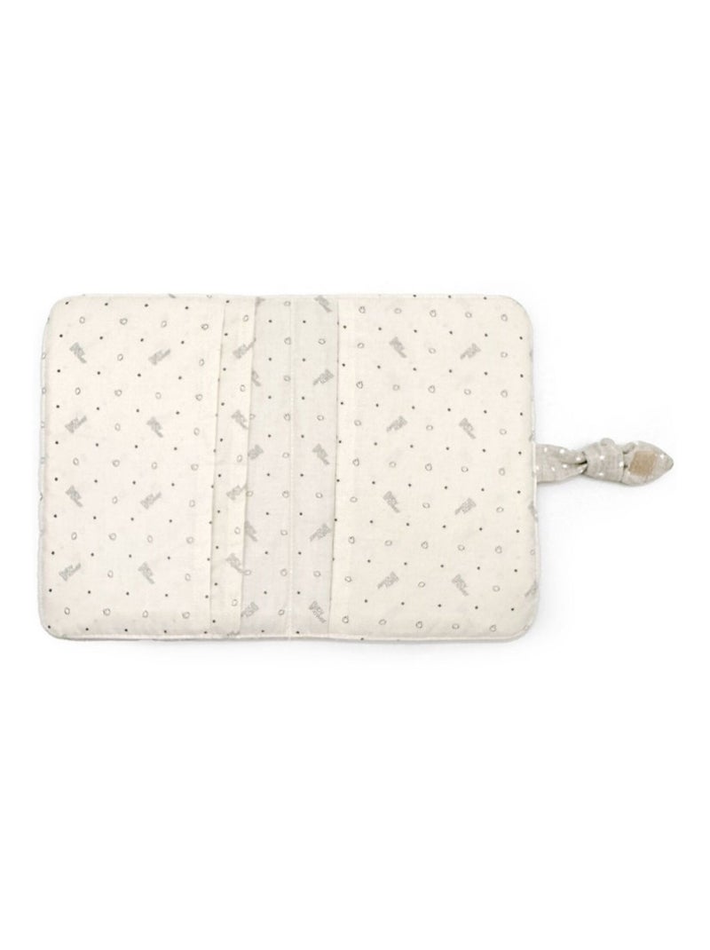 Babyshower - Protège carnet de santé Knot Ecru - Kiabi