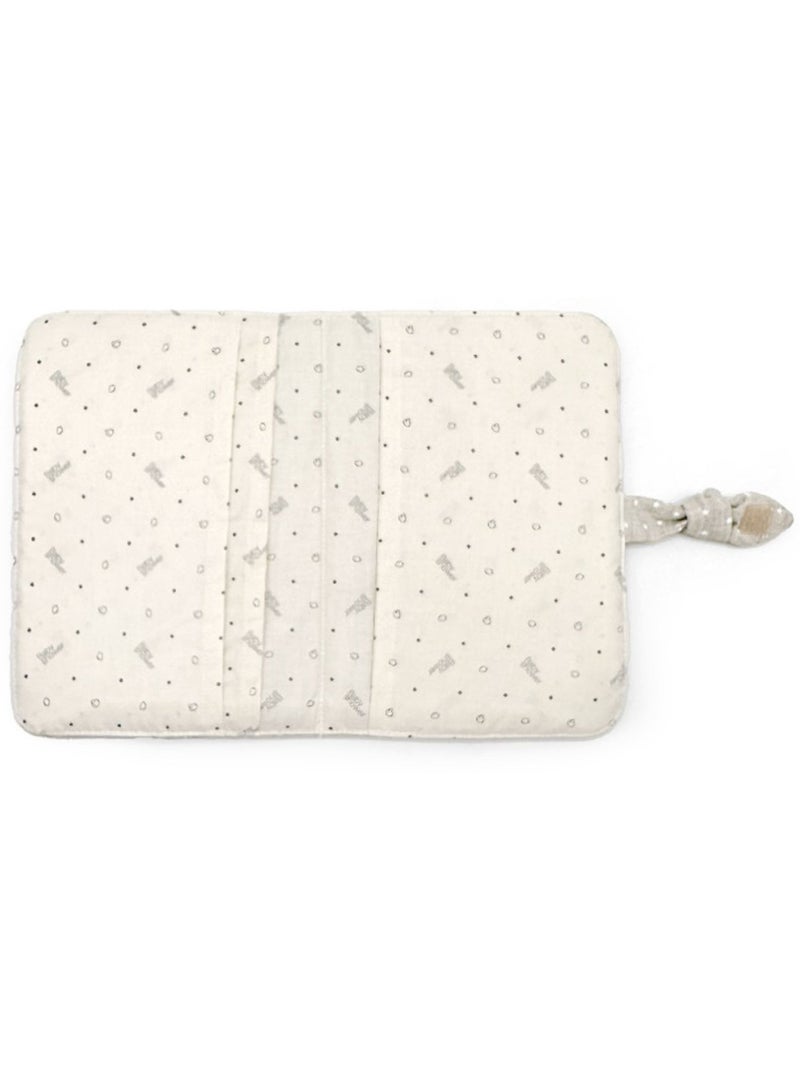 Babyshower - Protège carnet de santé Knot Ecru - Kiabi