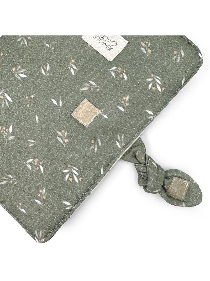 Babyshower - Protège carnet de santé Knot Vert - Kiabi