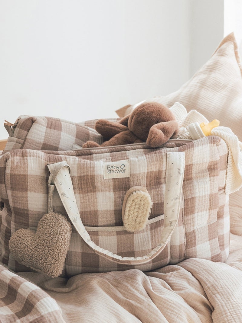 Babyshower - Sac de maternité Camila Marron - Kiabi