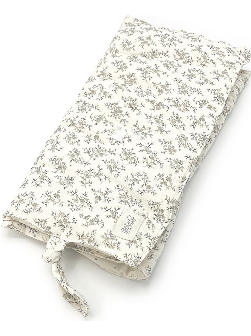 Babyshower - tapis à langer nomade knot Ecru - Kiabi