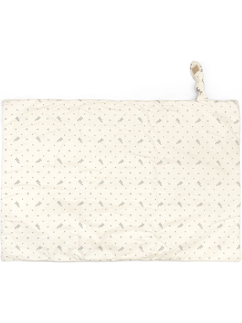Babyshower - tapis à langer nomade knot Ecru - Kiabi