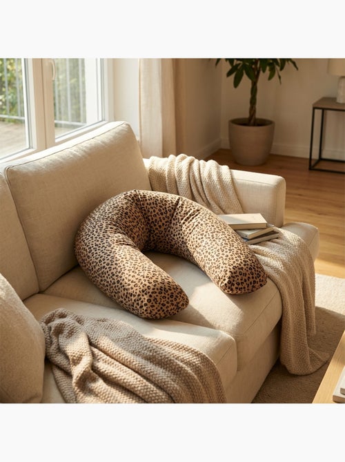 Babysom - Coussin de Maternité 3 en 1 : Grossesse, Allaitement & Repos Bébé Léopard - Kiabi Babysom - Coussin de Maternité 3 en 1 : Grossesse, Allaitement & Repos Bébé Léopard - Kiabi