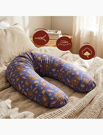 Babysom - Coussin de Maternité 3 en 1 : Grossesse, Allaitement & Repos Bébé Léopard