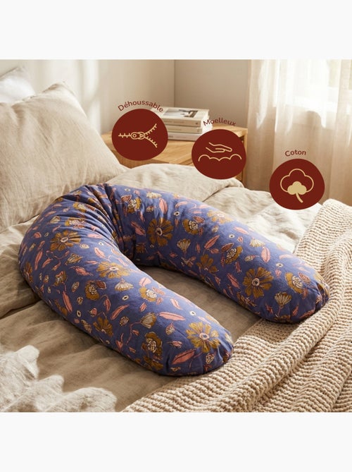 Babysom - Coussin de Maternité 3 en 1 : Grossesse, Allaitement & Repos Bébé Léopard - Kiabi