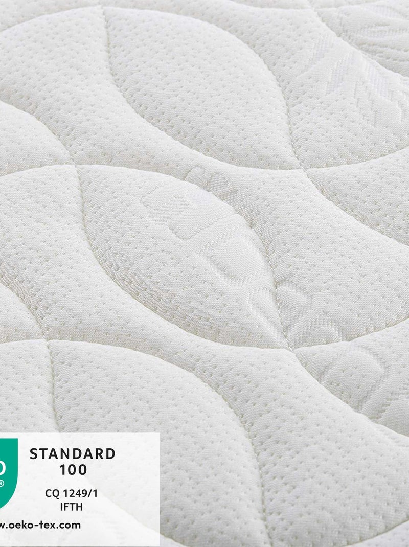 Babysom - Matelas Bébé Bamboo 60x120 cm | Épaisseur 10 cm | Fabrication française Blanc - Kiabi