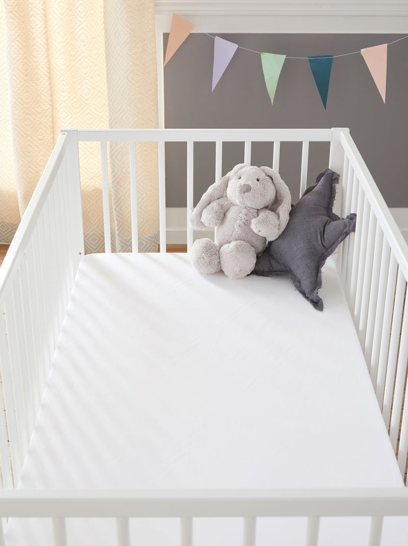 Babysom - Matelas Bébé Climatisé 60x120 cm | Épaisseur 14 cm | Fabrication française Blanc - Kiabi