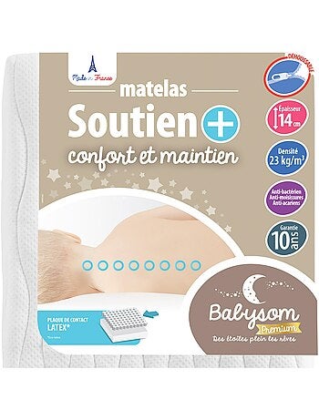 Matelas berceau - Fabrication Française - Babysom