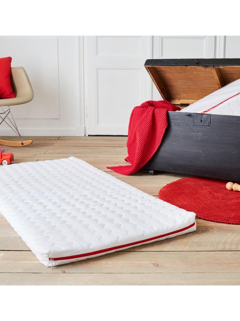 Babysom - Matelas de Voyage roulé pour Bébé 60x120 cm | Épaisseur 5 cm | Déhoussable Blanc - Kiabi