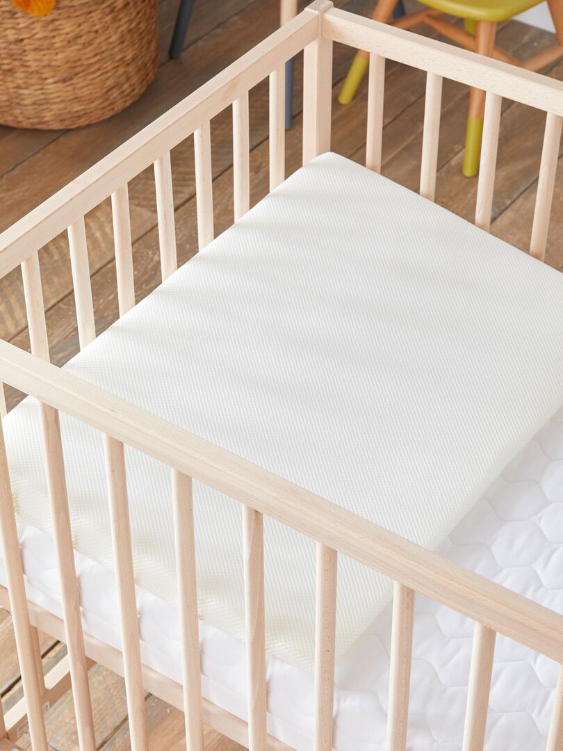 Roba Plan Incliné Bébé Ventilé 100% Coton - Coussin Cunéiforme Déhoussable 60 X 35 Cm
