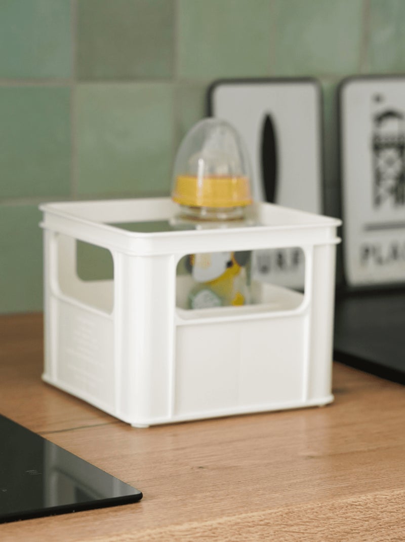 Bac à 4 gros biberons Blanc - Kiabi