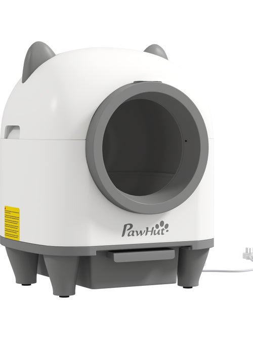 Bac à litière autonettoyante pour chat - 80l - blanc gris - Kiabi Bac à litière autonettoyante pour chat - 80l - blanc gris - Kiabi