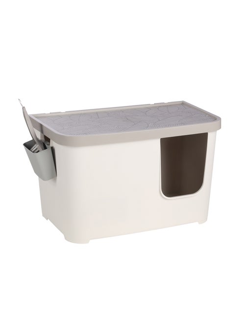 Bac à litière fermé avec pelle Barik - Kiabi