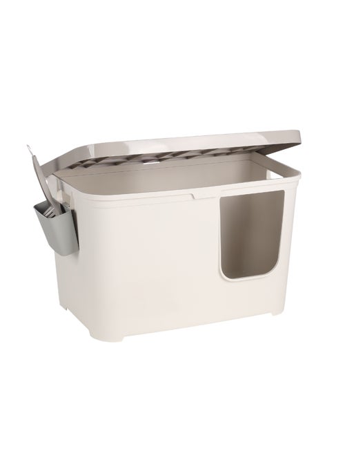 Bac à litière fermé avec pelle Barik - Kiabi