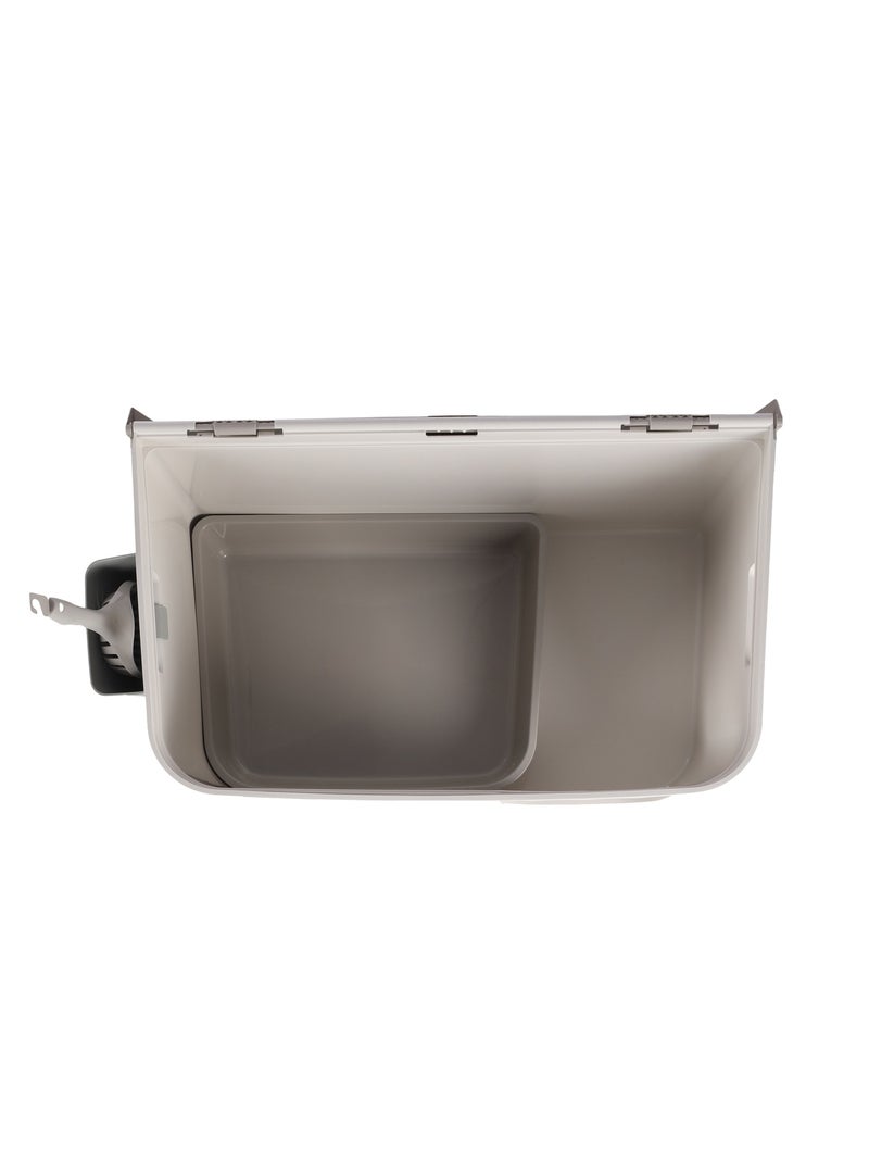 Bac à litière fermé avec pelle Barik Blanc - Kiabi