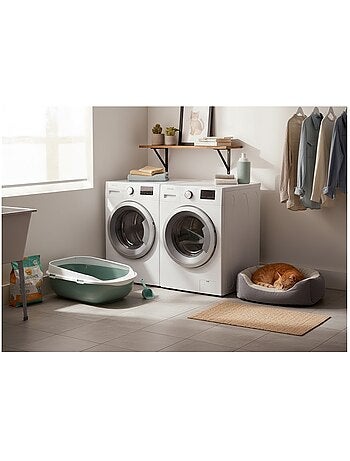 Bac a litière garfy gris xl spécial grands chats