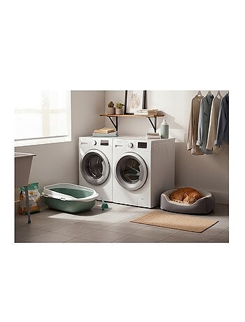 Bac a litière garfy gris xl spécial grands chats