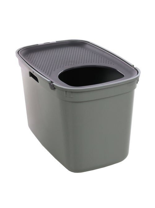 Bac a litière pour chat entrée par le dessus Kato - Kiabi