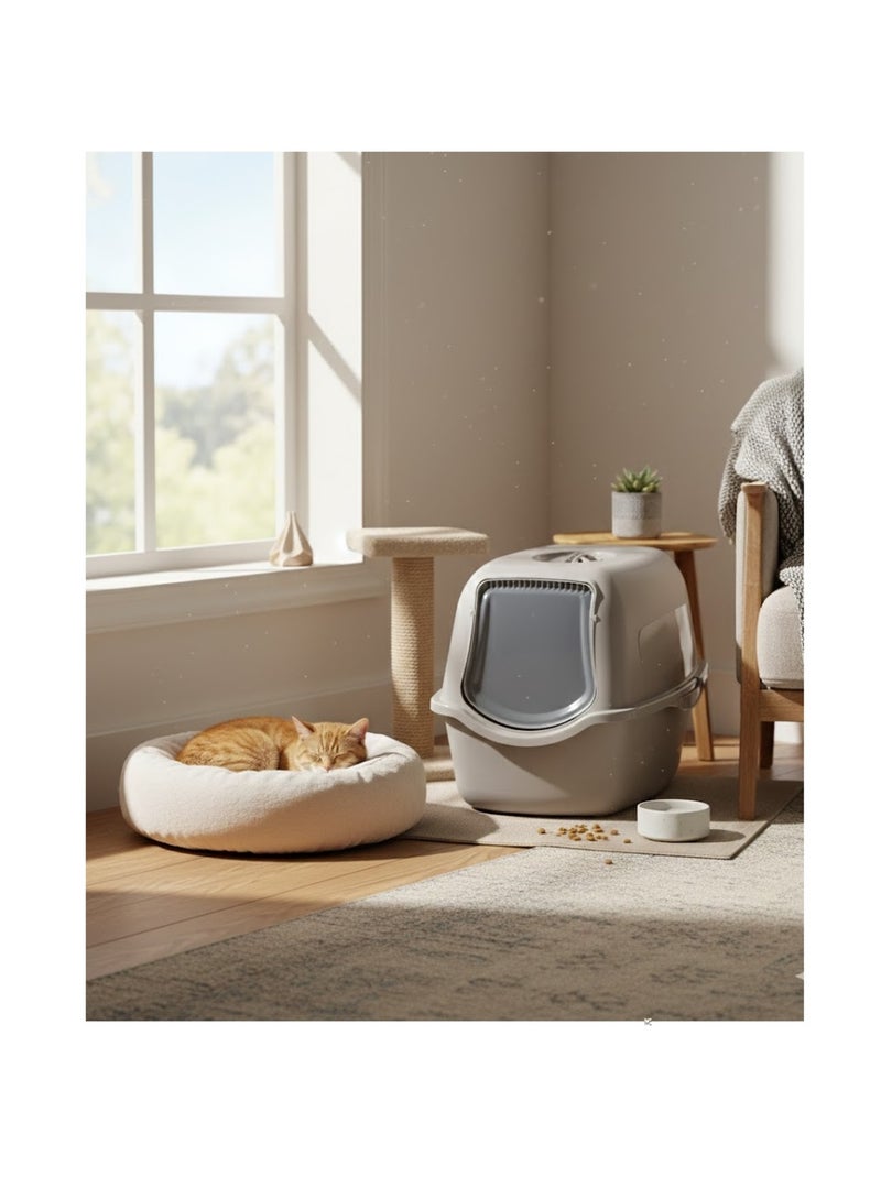 Bac a litière pour chat Lexie Gris clair - Kiabi