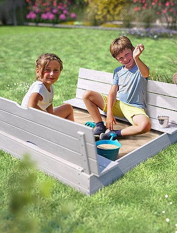 Bac à sable avec deux bacs intégrés SOULET