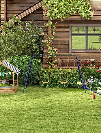 Bac à sable bois forme de maison auvent