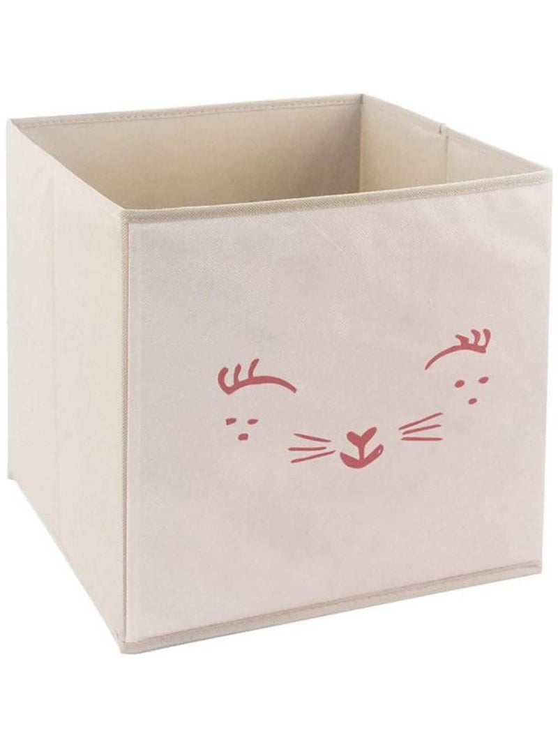 Bac de rangement Chat 29x29 Rose - Kiabi
