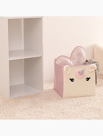Bac de rangement enfant licorne KALI