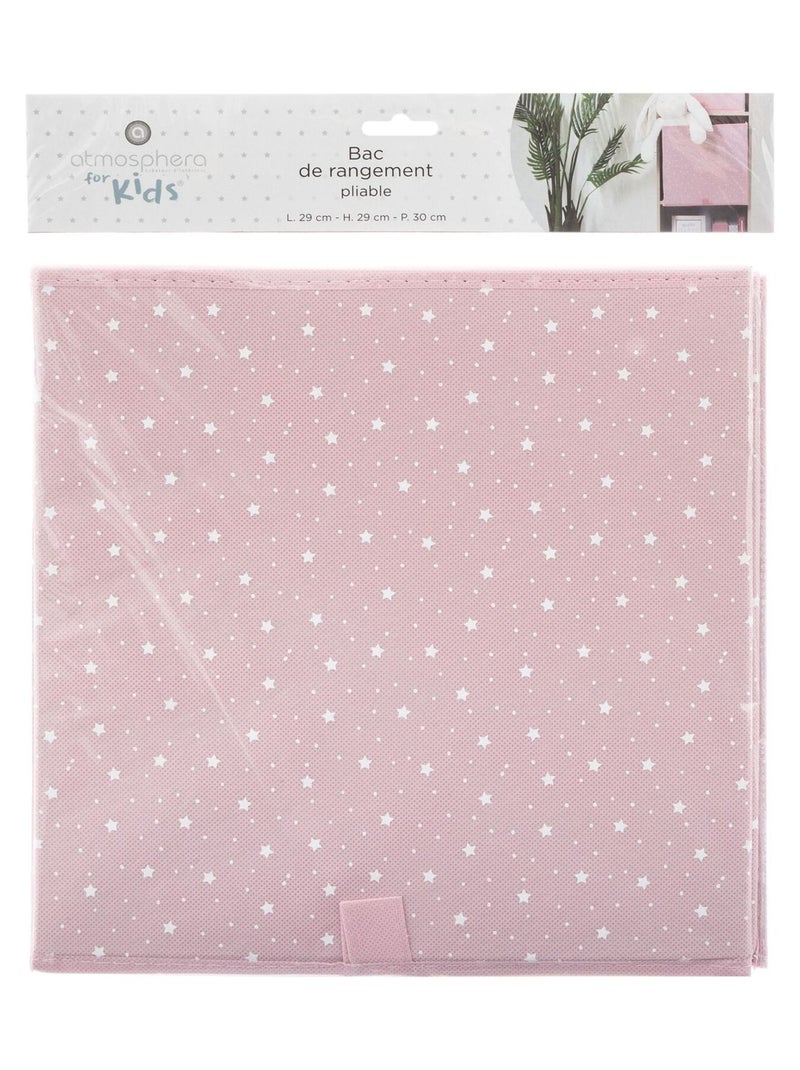 Bac de rangement étoile Rose - Kiabi