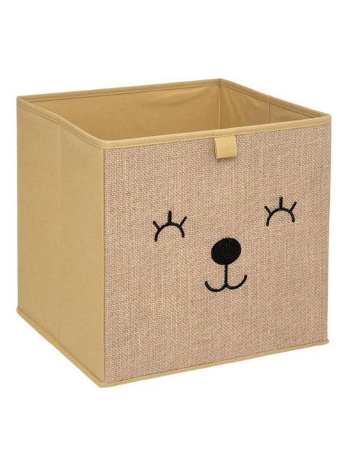 Bac de rangement jute animal - Kiabi